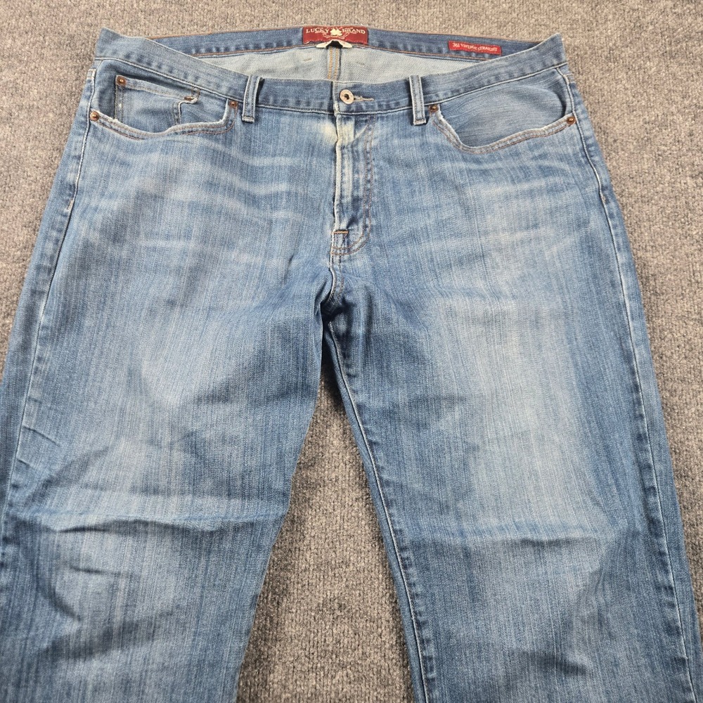 Lucky Brand 361 Vintage Straight Jeans Mens 40x32 Blue Denim Medium Wash - Picture 5 of 16